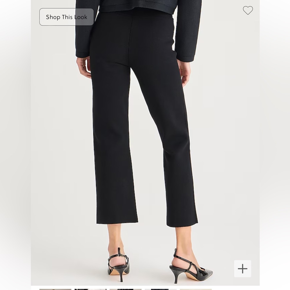 NWOT J. Crew Delaney kick out crop pant - PETITE